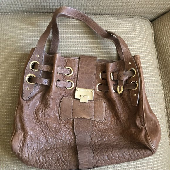 Jimmy Choo Women's Brown Leather Large Handbag